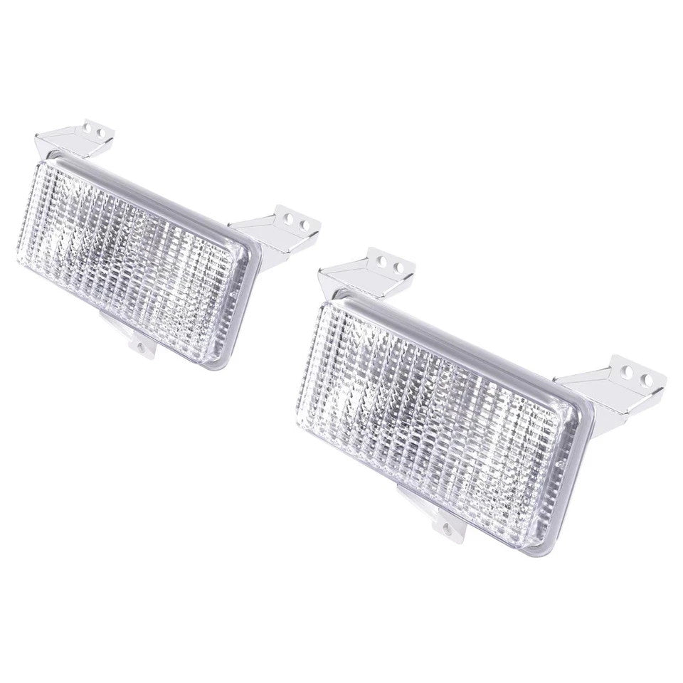 Front Park Lamps Turn Signal Lights for 83-87 Chevy Pickup TRUCK Left Right SET