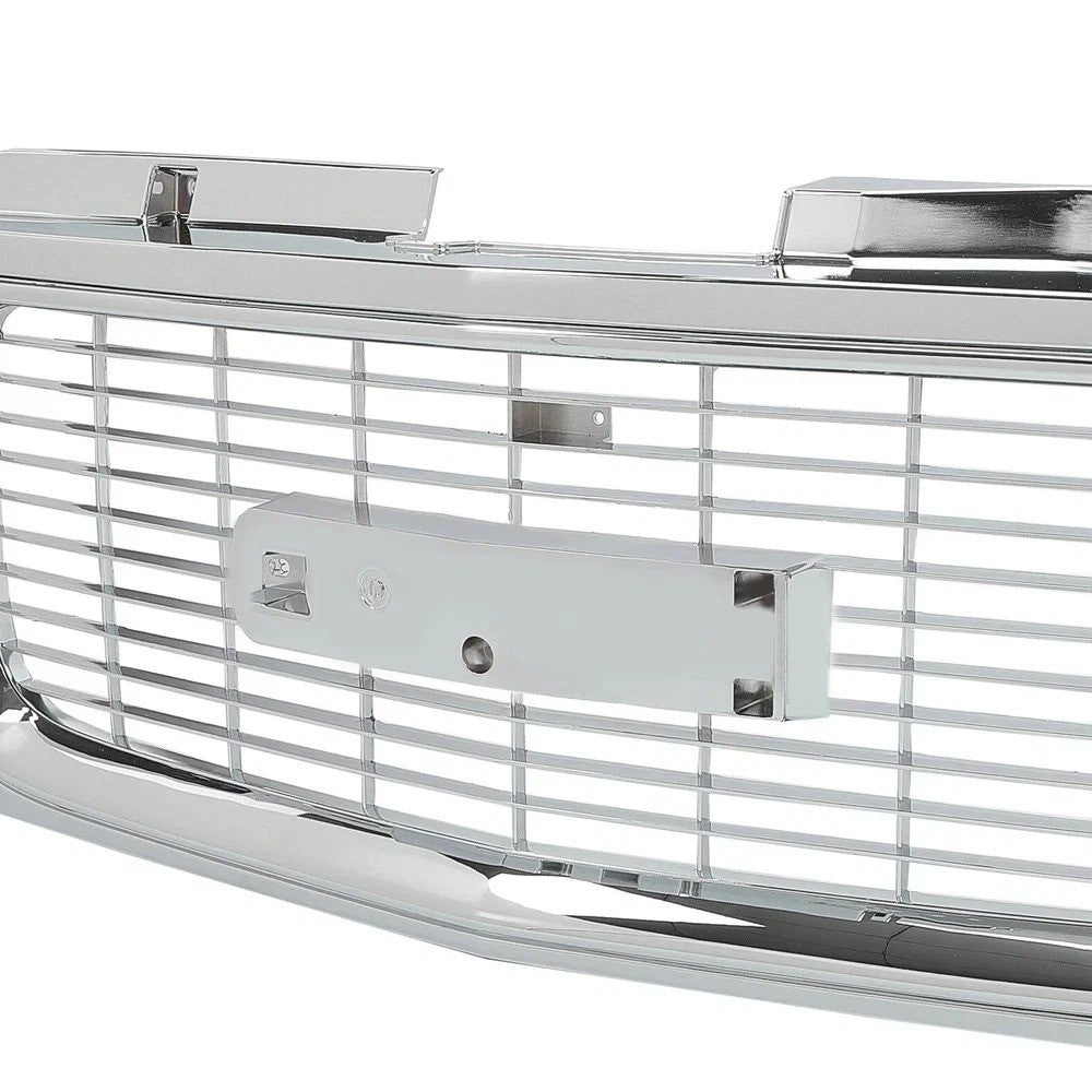 HECASA Chrome Grille Assembly For GMC C K 1500 2500 3500 1994-2000 94-99 Yukon