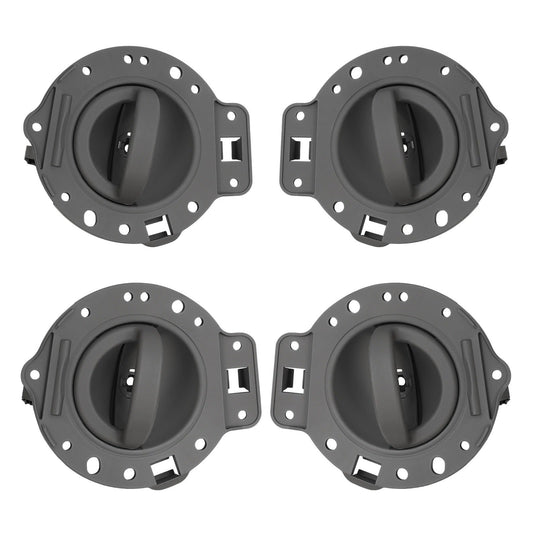 For JEEP COMMANDER 2006-2010 Front Rear Inside Door Handles Painted Gray Set 4