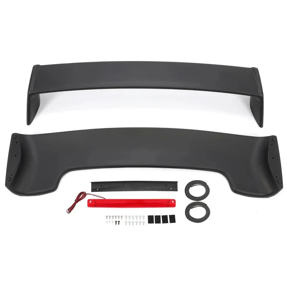 HECASA Trunk Spoiler Wing W/Brake Light For Subaru Impreza WRX STI 2002-2007