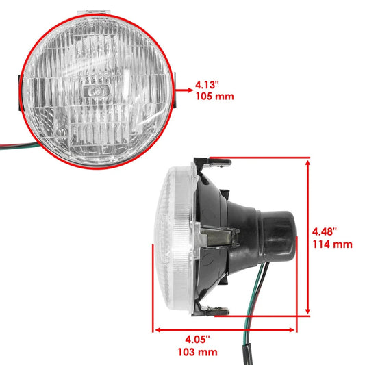 Headlight For Yamaha Big Bear 400 YFM400 2X4 4X4 2000-2001 Left Or Right