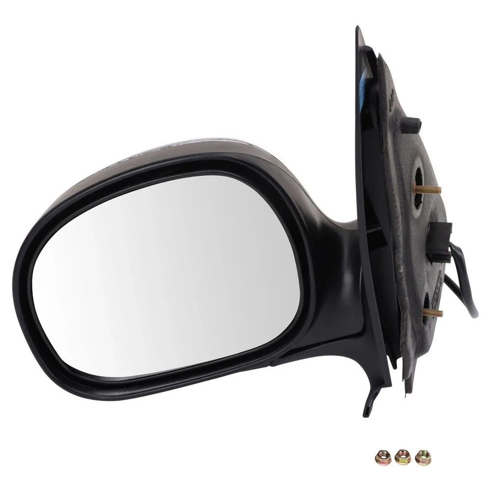 Power Mirror Black & Chrome LH Left Driver Side for 98-02 Expedition Navigator
