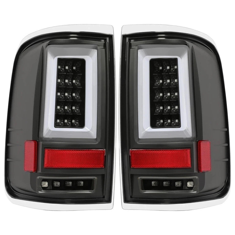 For 2004-2008 Ford F150 LOBO LED Tube Tail Lights Brake Lamps Left+Right DOT