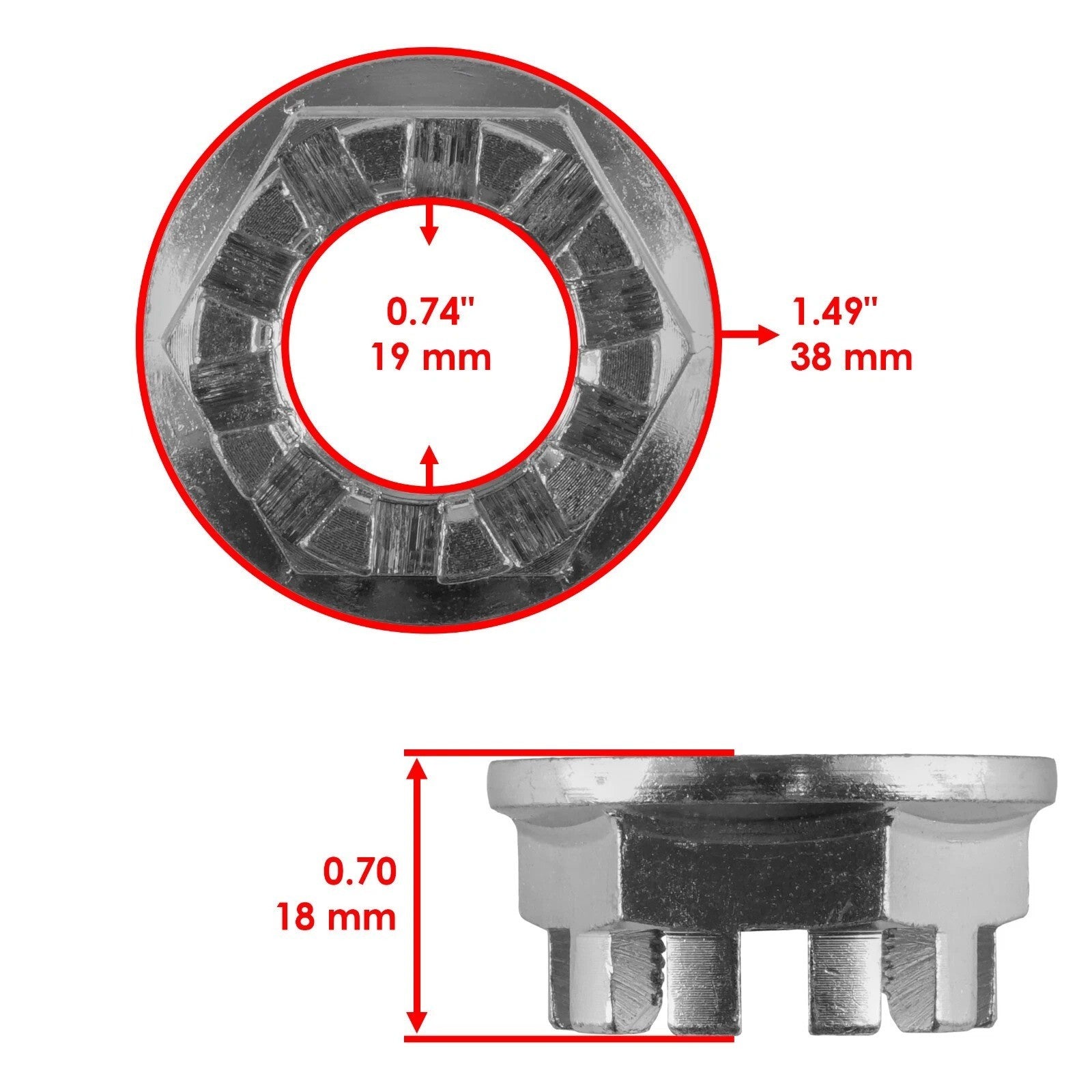 Rear Axle Shaft Wheel Hub fits Honda TRX500FM1 TRX500FM2 Foreman 500 4x4 2014-19