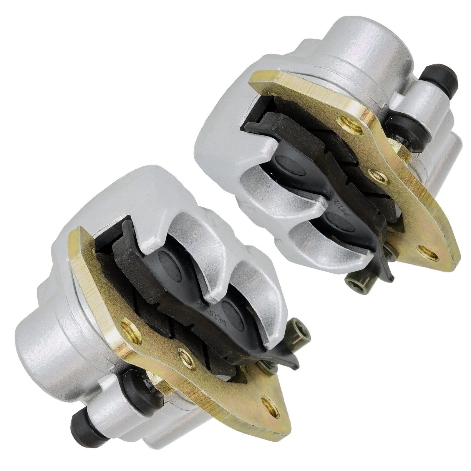 Front Left Right Brake Caliper W/Pads for Yamaha Rhino 700 YXR700 4X4 2008-2013