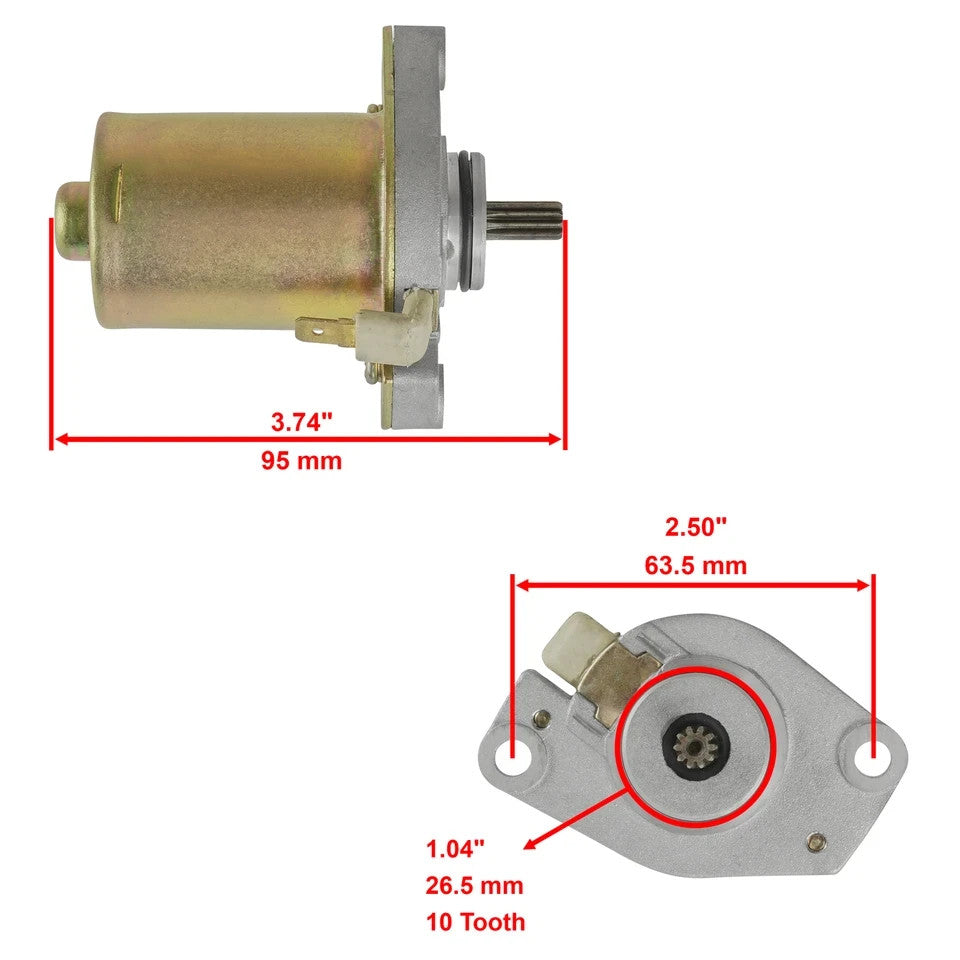 Starter & Relay Solenoid Switch for Polaris Predator 50 2004 2005 2006