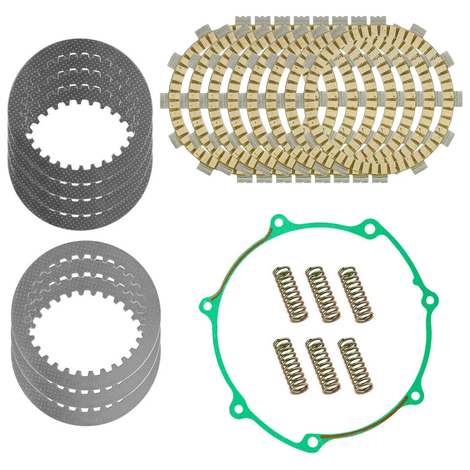 Clutch Friction Steel Plates and Springs Gasket Kit for Yamaha WR450F 2005-2015