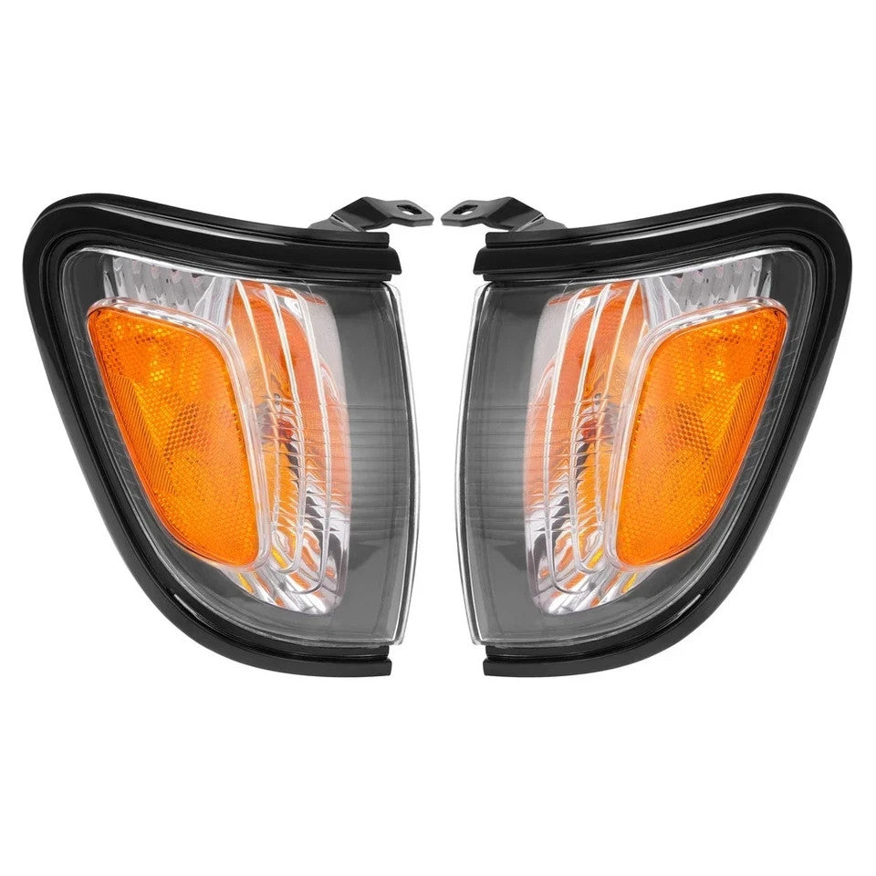 Headlights+Corner Signal Lights+Bumper Lamp w/ Bulbs For 2001-2004 Toyota Tacoma