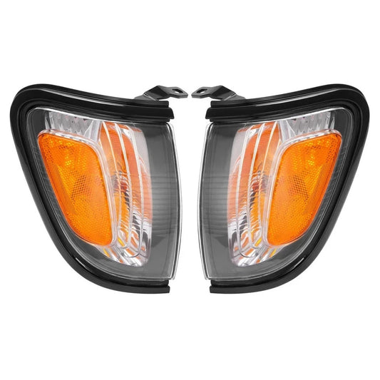 Headlights+Corner Signal Lights+Bumper Lamp w/ Bulbs For 2001-2004 Toyota Tacoma