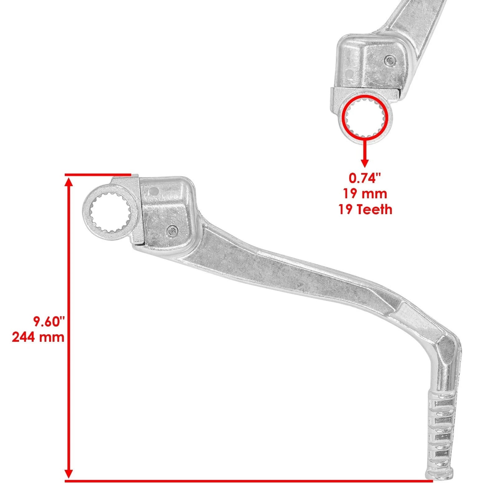Kick Start for Honda 28300-HP1-000 28302-HP1-000 KickStart Lever TRX450R 2004-05