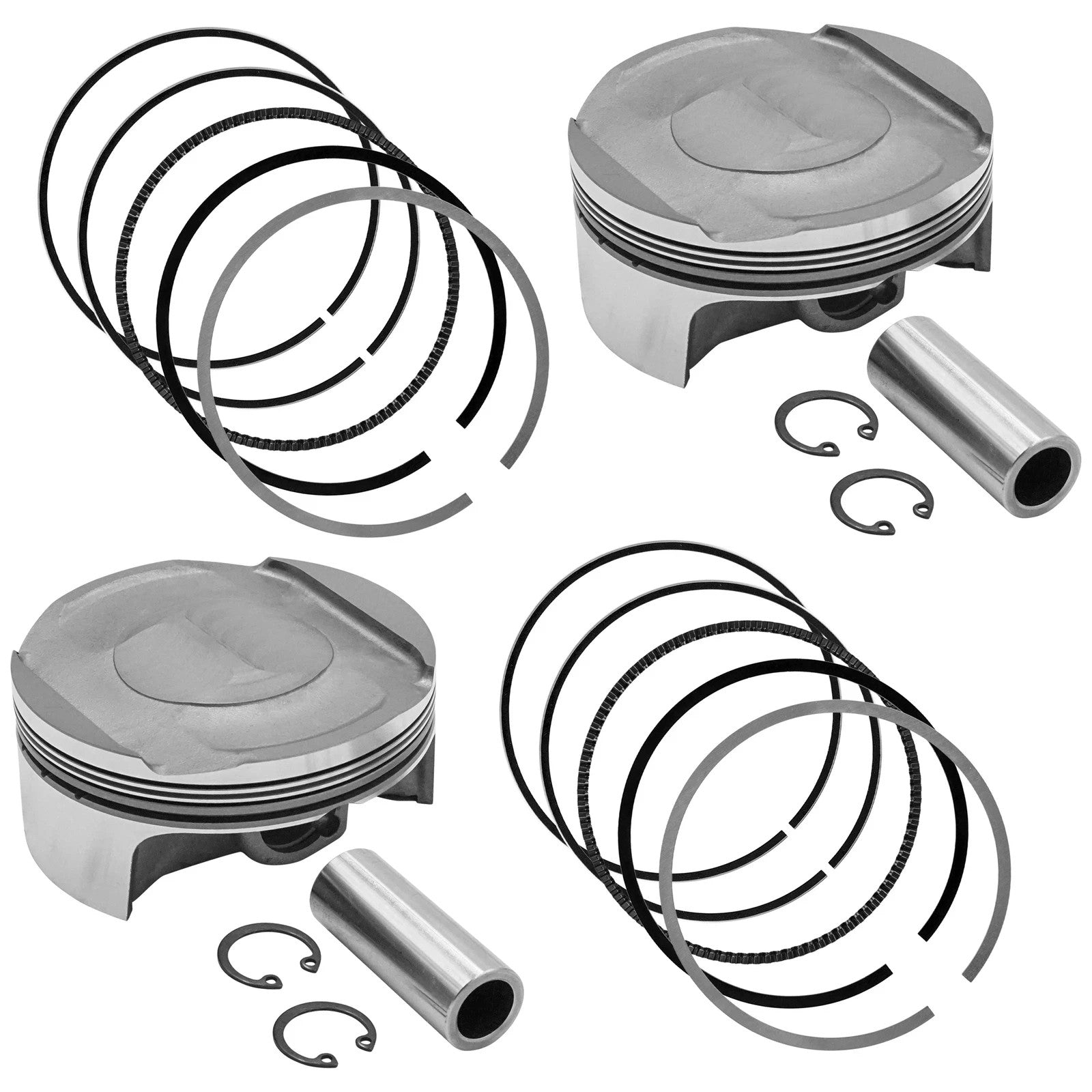 Cylinder Piston Kit w/Rings For Polaris RZR 900 / RZR 4 900 14 / 2204637 2204509