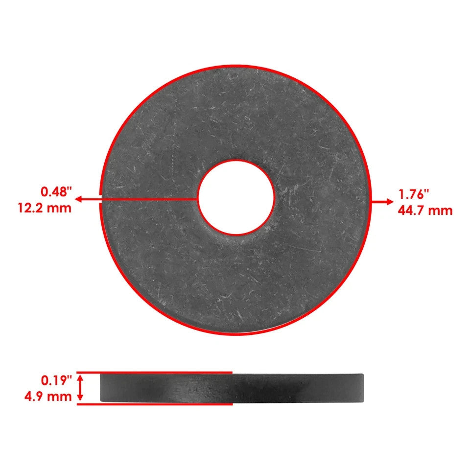 Caltric 19M7872 Bolt & Washer For John Deere M12x1.75 Qty 3 Lawn Mower