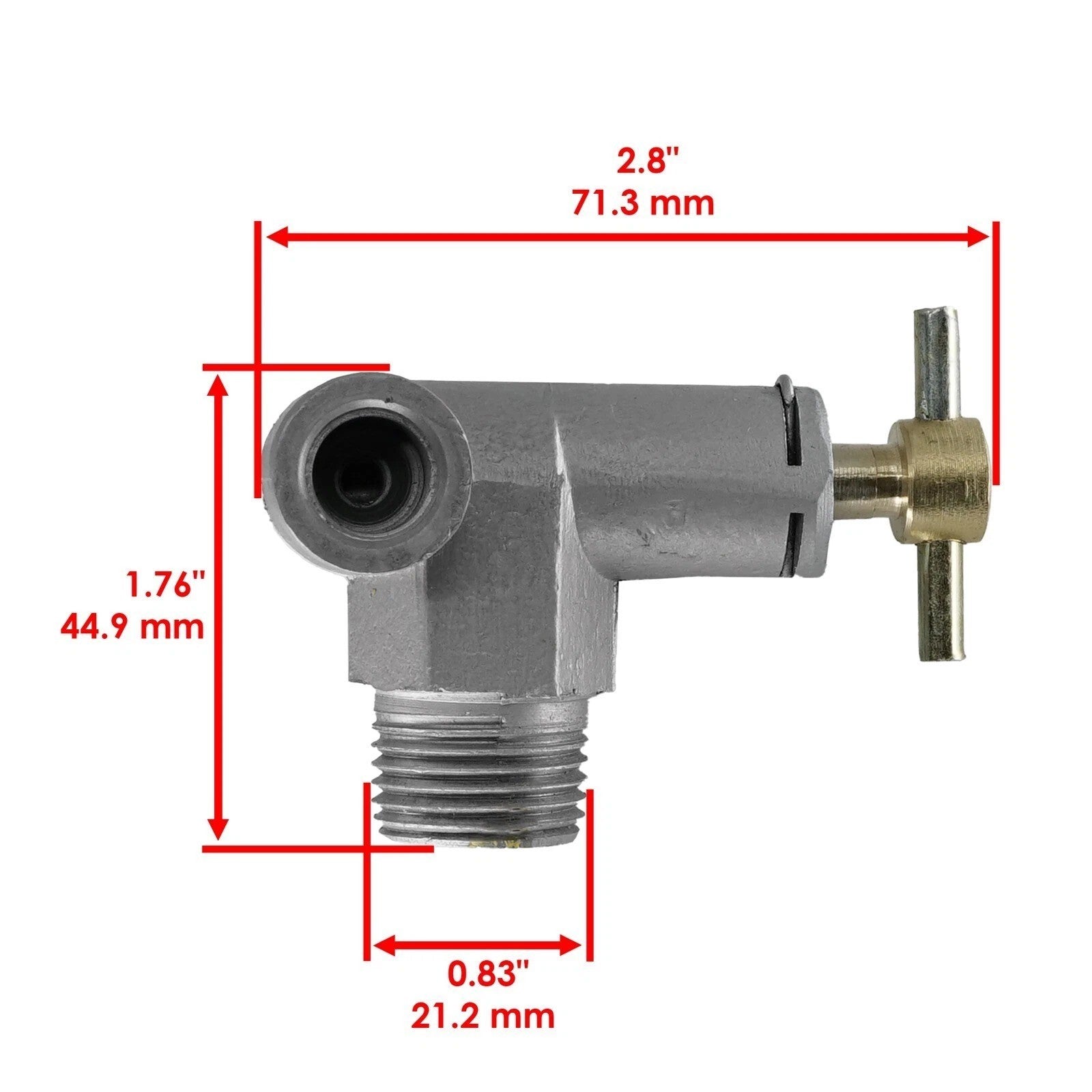 Fuel Tap Shut Off Valve For Ford 2000 3000 4000 5000 3600 4000 4600 450 4500 455