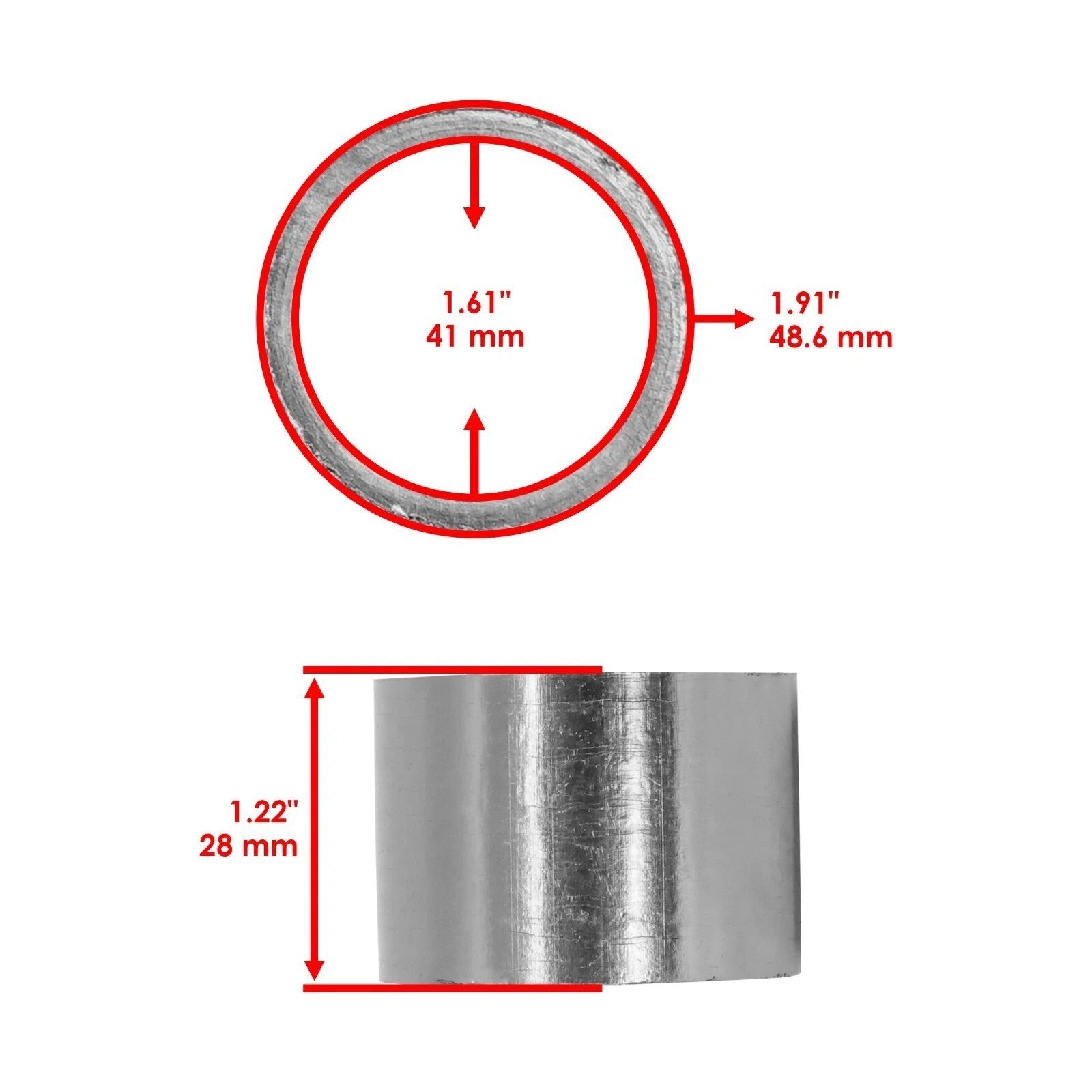 Exhaust Muffler And Pipe Gasket for Honda CRF450X 2005-2017 / CRF450R 2006-2008