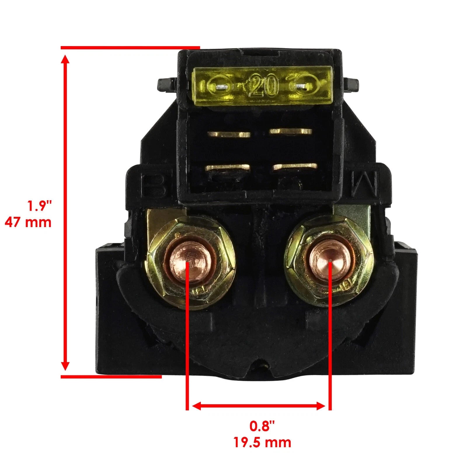 Starter & Relay Solenoid for Kawasaki Bayou 220 KLF220 1988-2002 Atv New