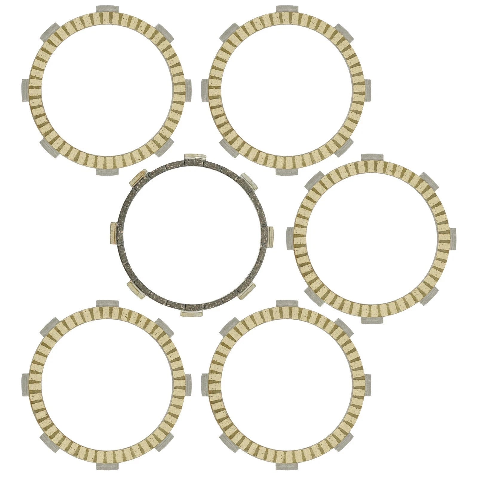Caltric Clutch Friction Plates and Steel Plates for Honda CRF230F 2003-2017