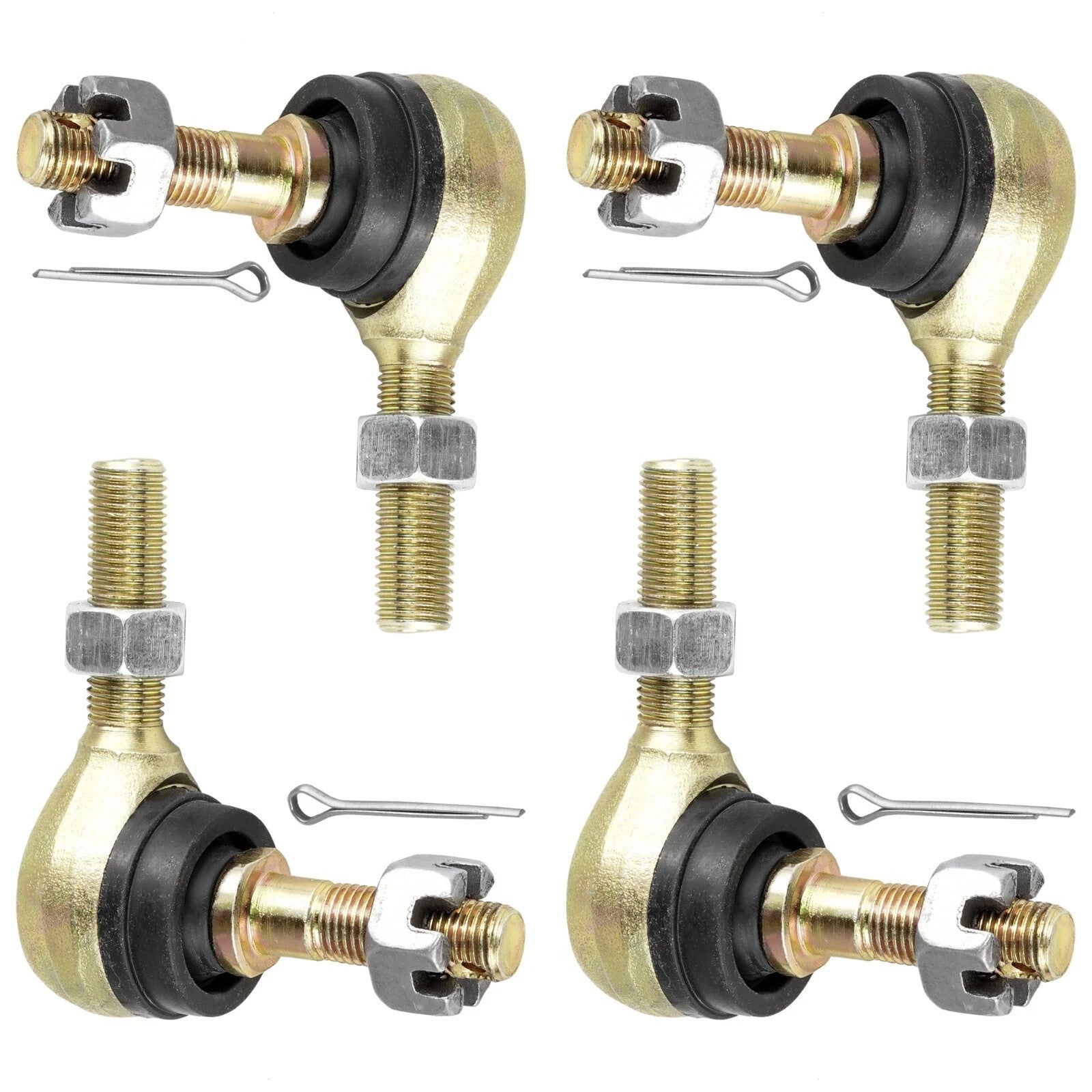 2 Pairs Inner Outer Tie Rod End Kit for Polaris Predator 500 2003 2004 2005 2006