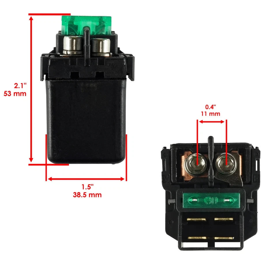 Starter And Relay Solenoid for Kawasaki Vulcan 1500 VN1500 1996-2008