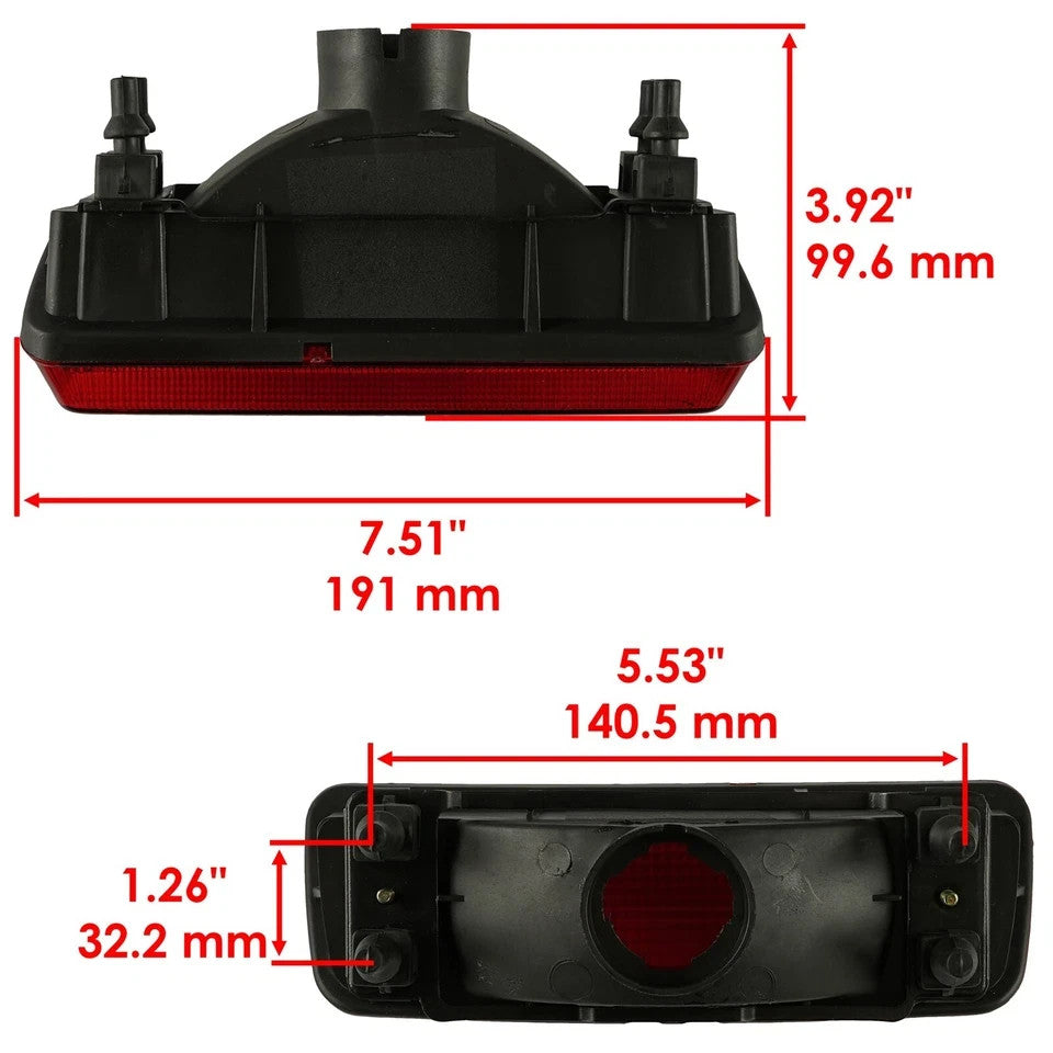 Caltric Taillight Assembly For Kawasaki KXF700 700 2004-2011 23024-0302