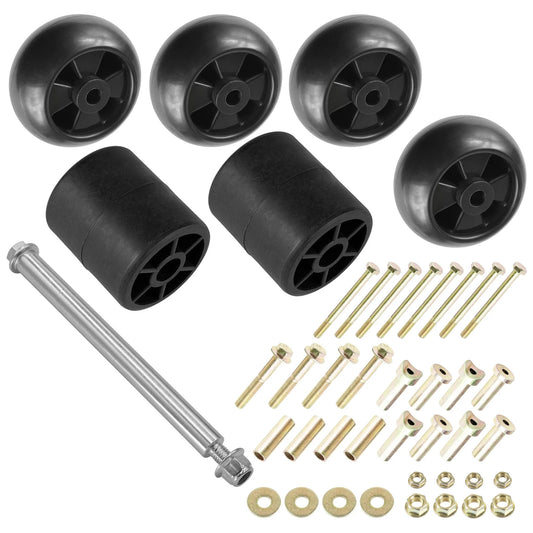Deck Wheels & Rollers With Pin For John Deere X530 X534 X540 X570 X580 X584 X590