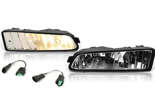 For 2002-2003 Acura TL Bumper Fog Lights Driving Lamps+Bulbs aftermarket Pair