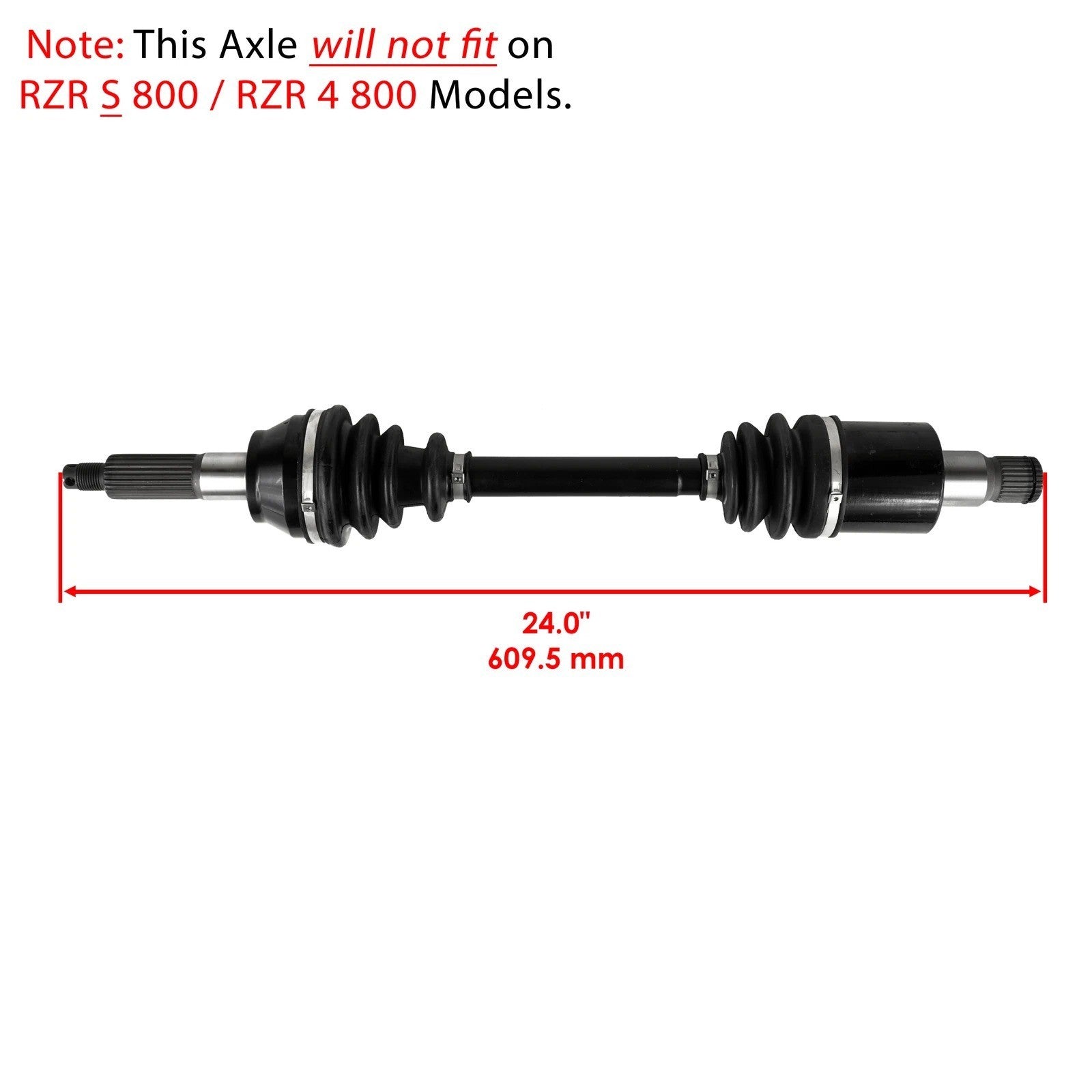 Rear Left / Right Complete CV Joint Axle for Polaris RZR 800 EFI 2008-2014