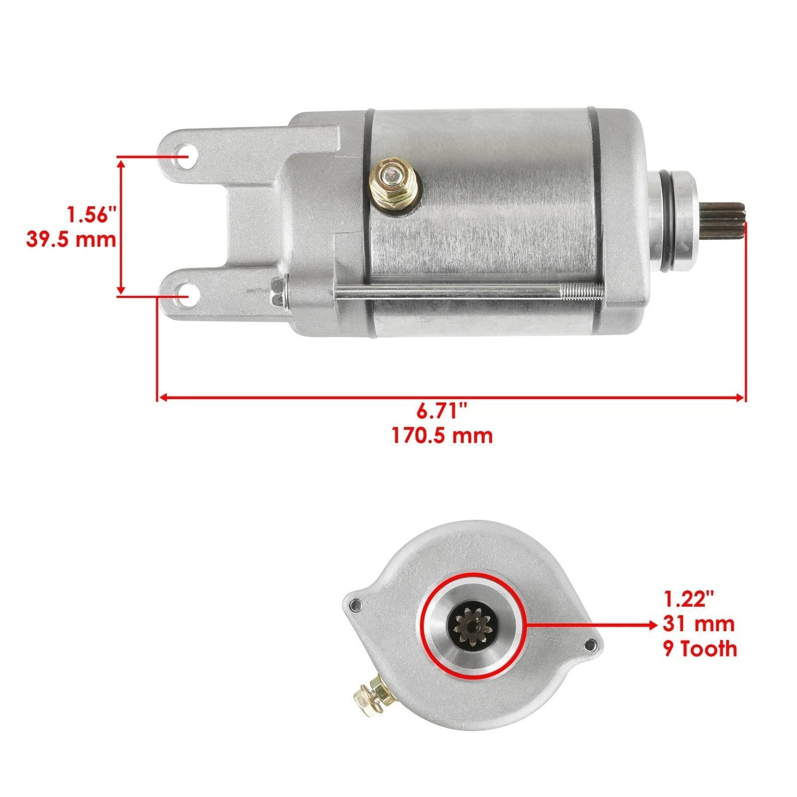 Starter for Kymco  Atv Mxu Maxxer Mongoose 250 300 2004-2013 31210-Lba7-900