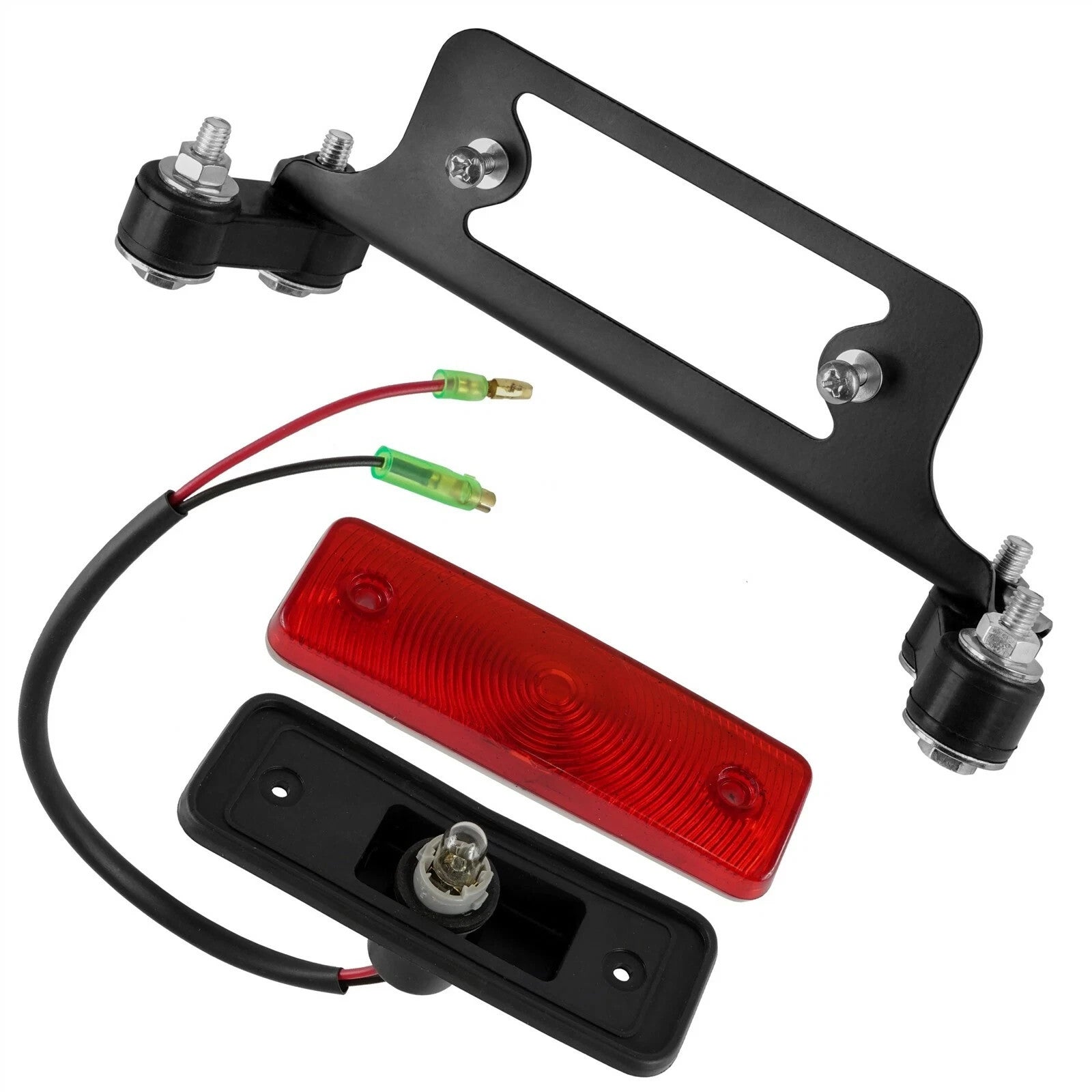 Caltric Taillight With Bracket & Hardware For Yamaha Blaster YFS200U 1988-2001