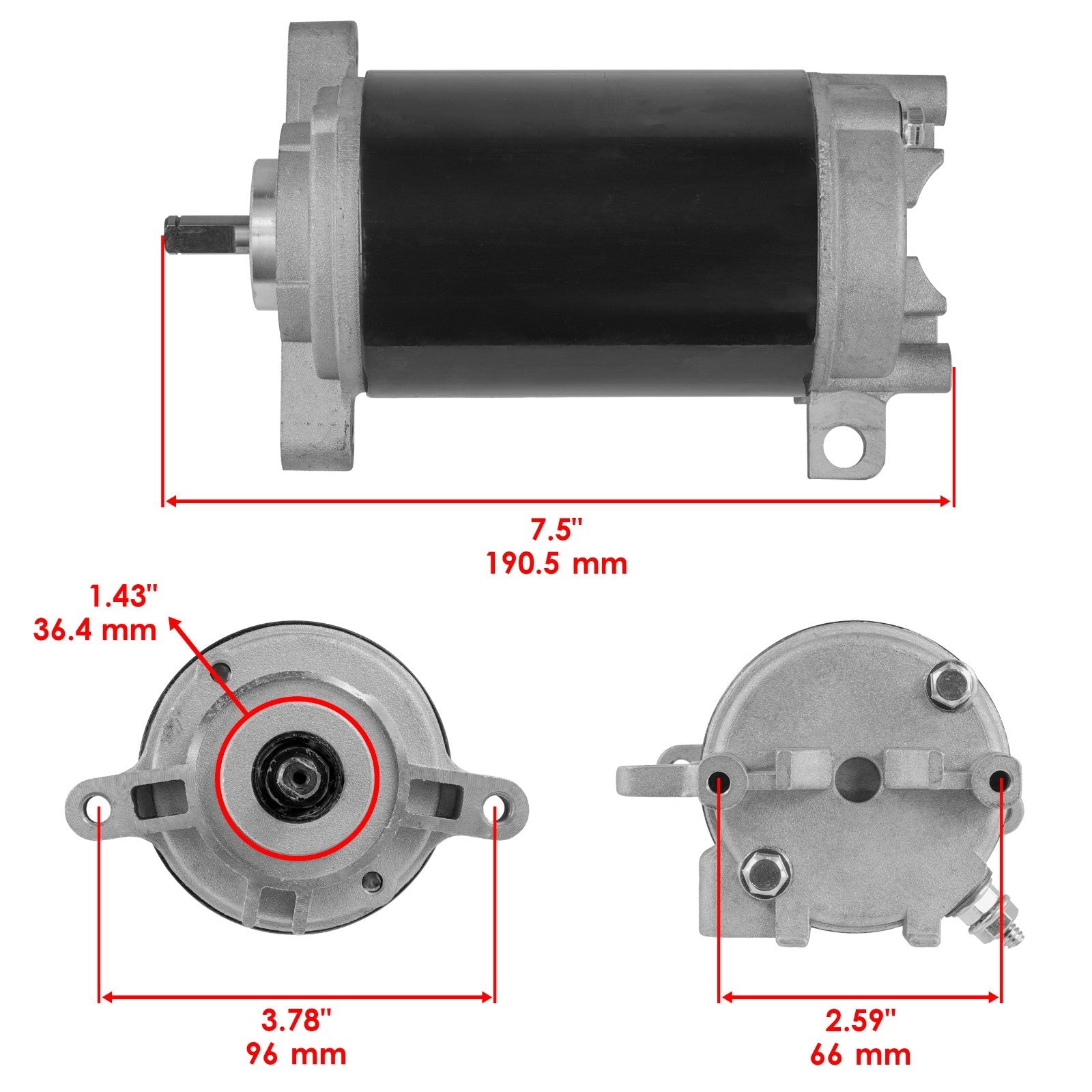 Starter for Johnson Outboard 90 115 150 175 HP 90HP 115HP 150HP 175HP 1991-2006