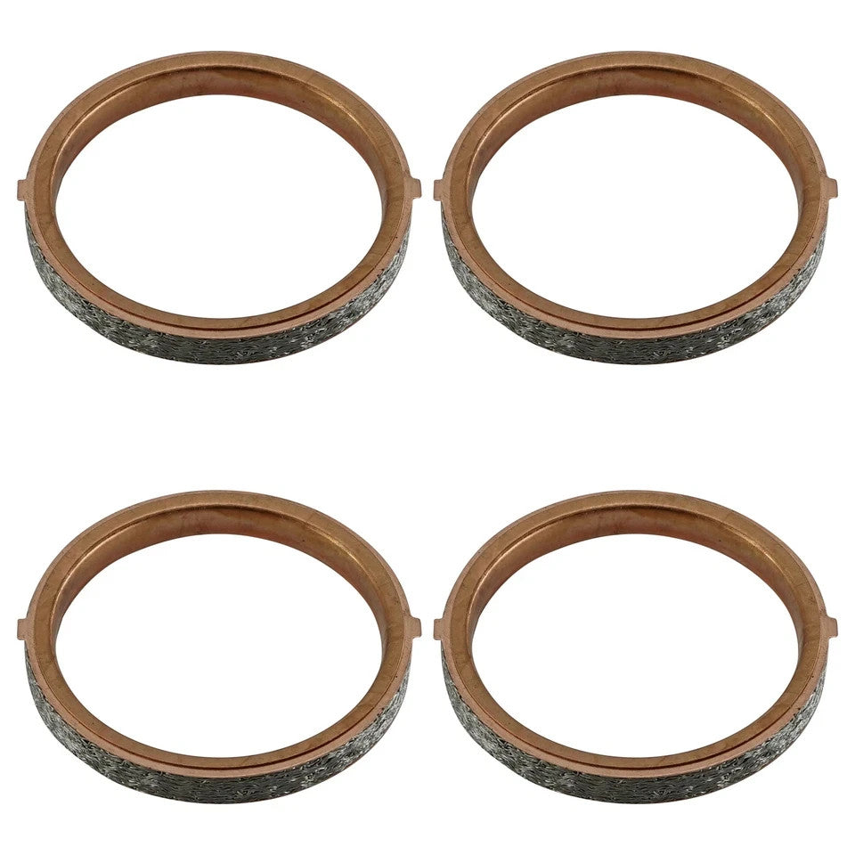 4 Exhaust Muffler Pipe Gaskets for Suzuki GSX-R600 GSXR600 1997-2009 2011-2024