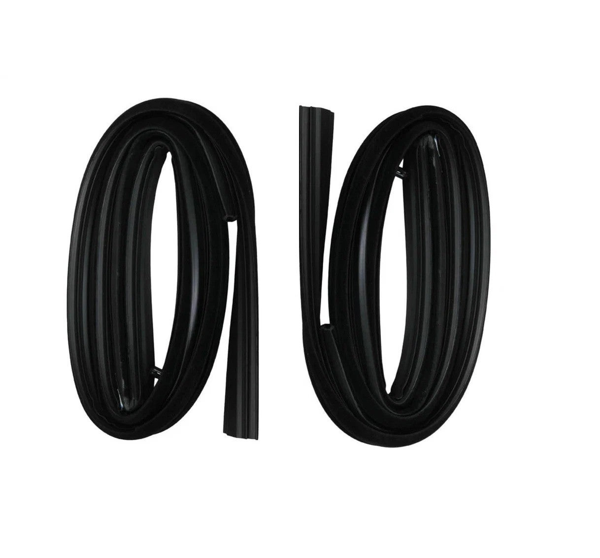 Front Door Glass Run Channel Weatherstrip Seals Pair for Chevy GMC Pickup Truck