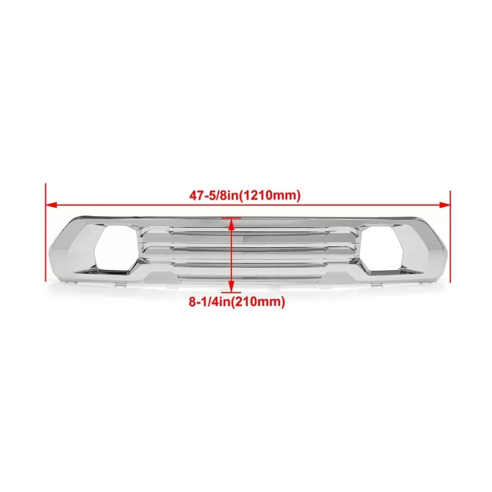 Chrome Lower Bumper Filler Skid Plate Fits 2019-2022 GMC Sierra 1500 AT4 Denali