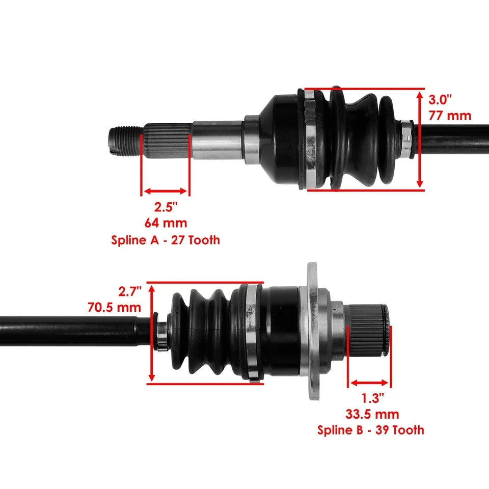 for Yamaha Oem 5B4-F53B0-00-00 Rear Right Complete CV Joint Axle
