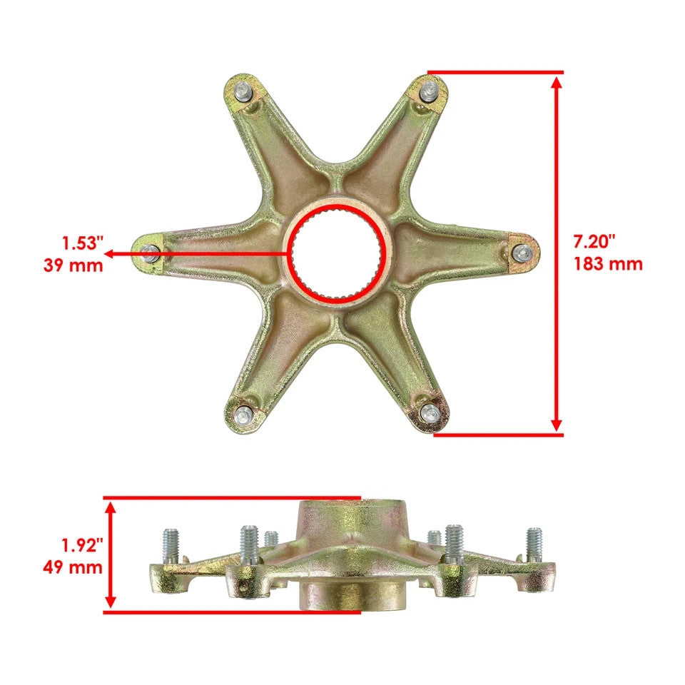 Rear Axle Shaft w/ Sprocket Axle Collar  for Yamaha Warrior 350 YFM350 1989-2004