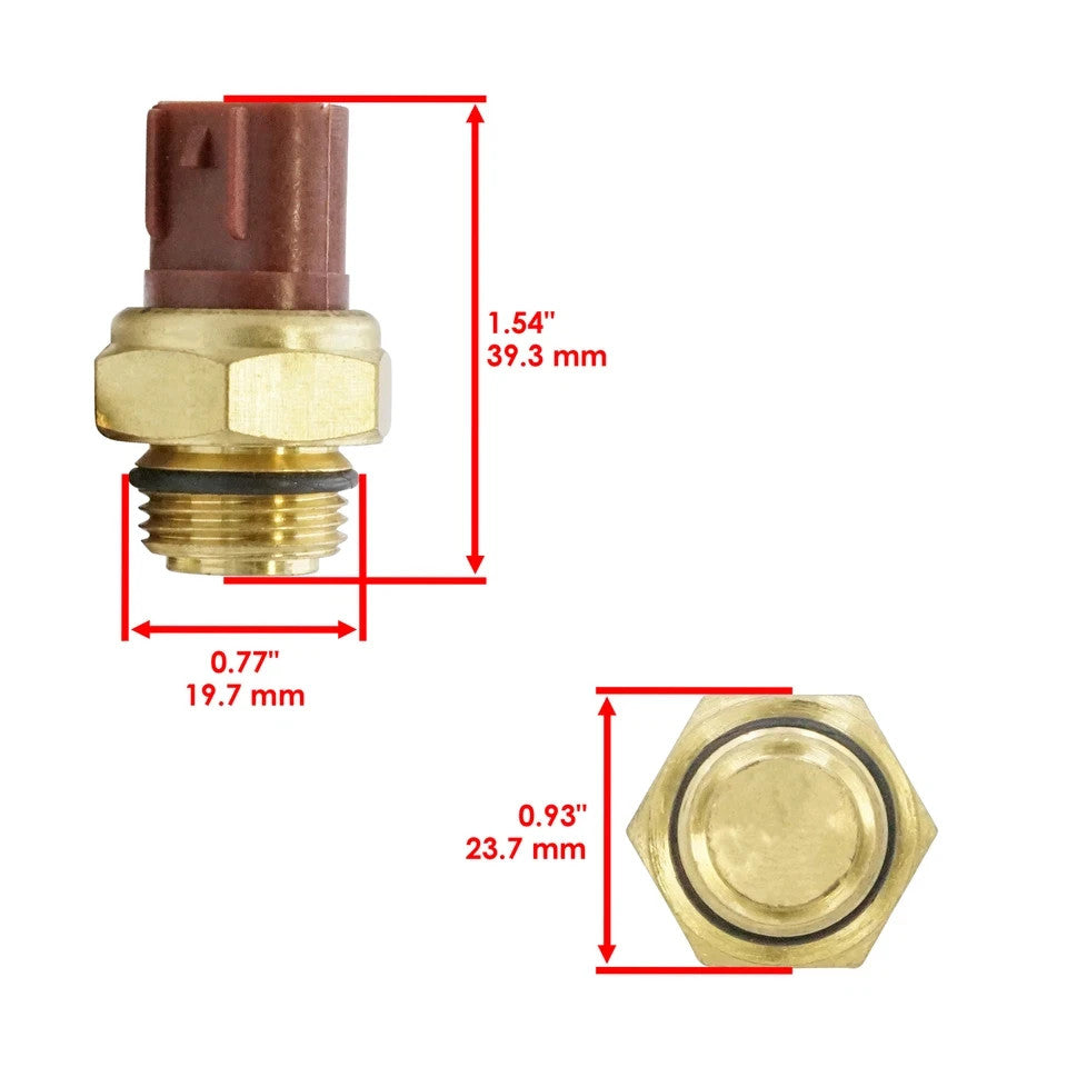 Heat Sensor Switch for Suzuki Oem 17680-50F00 17680-50F01 Radiator Fan Switch