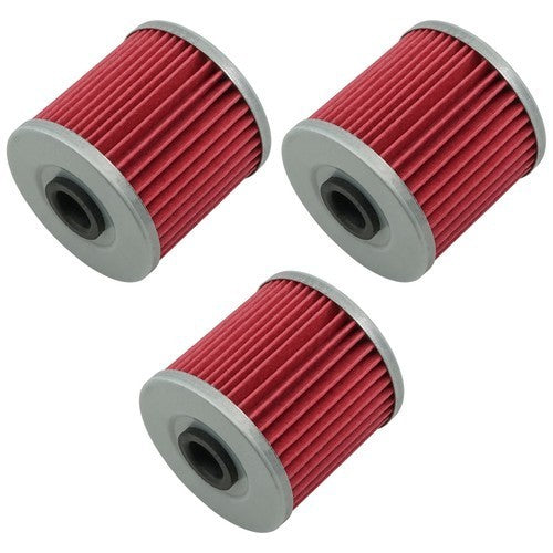 3 Pack Oil Filter for Kawasaki KLR650 KLR-650 KLR 650 1987-2018 16099-004