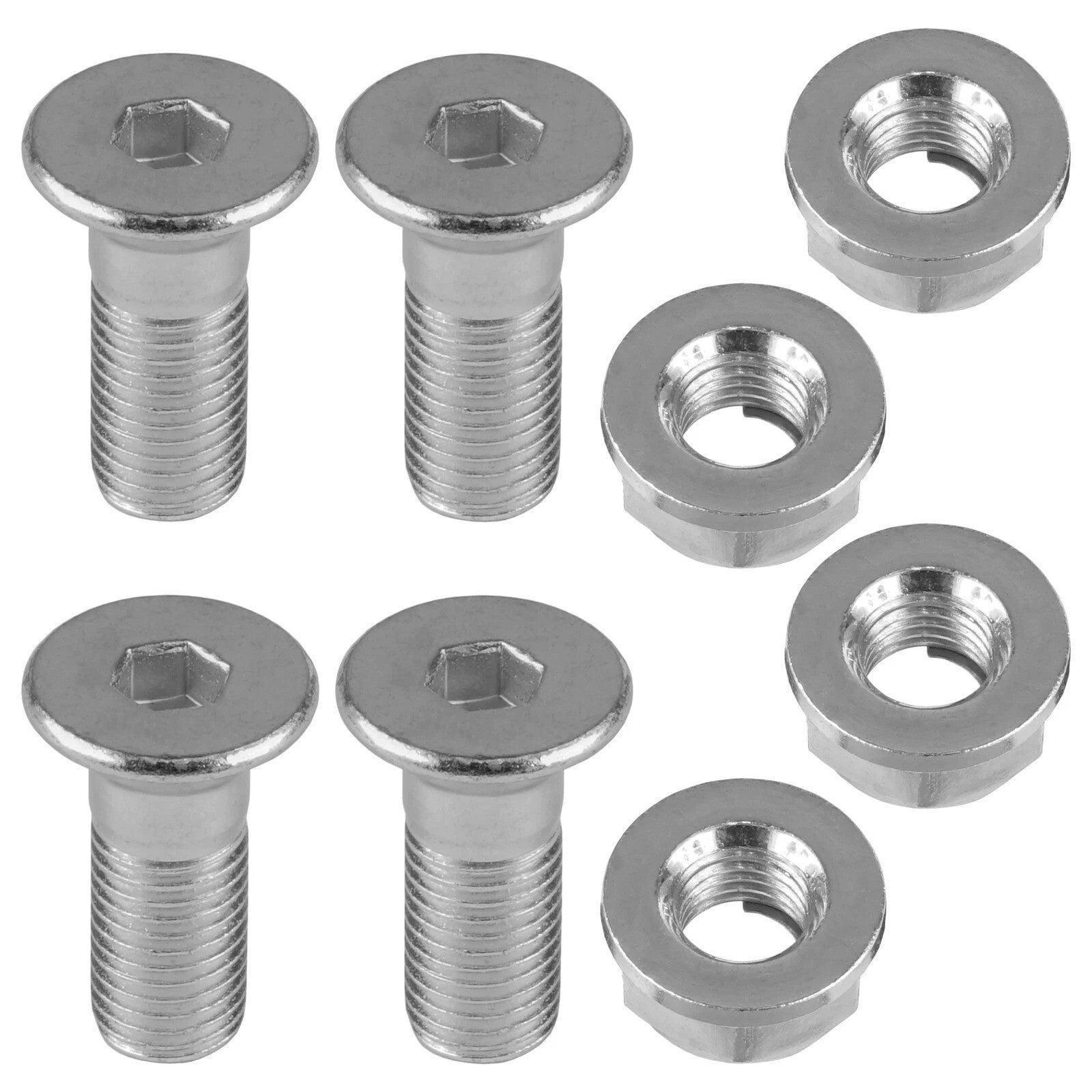 4x Rear Wheel Axle Sprocket Bolt & Nut For Honda ATC250R 1986