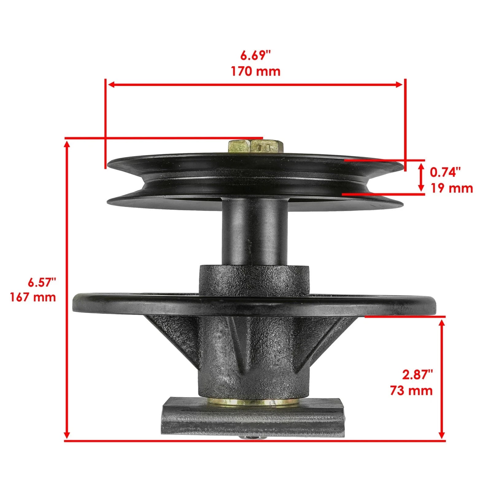 52" Deck Spindle Assembly For Toro 1003976 74179 Z Master Zero Turn Lawn Mower