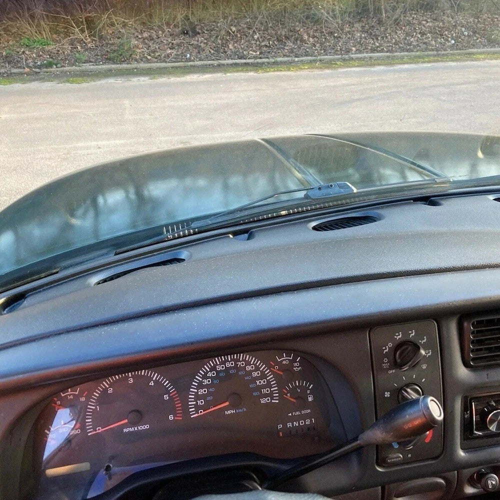 Dash Cover For 98 99 00 01 Dodge Ram 1500 2500 3500 Dashboard Overlay Cap Black