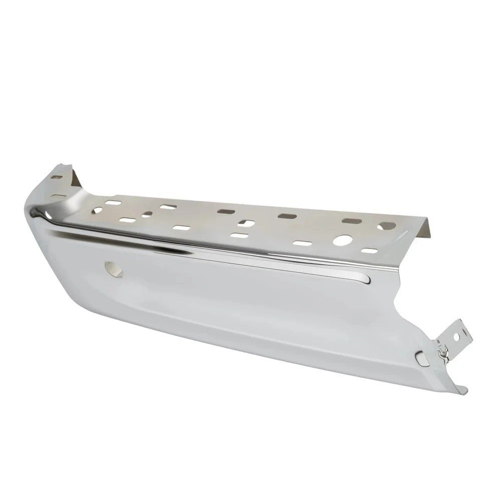 Chrome Rear Bumper End Cap Left W/2 Sensor Holes For 21-23 Ford F-150 Lightning