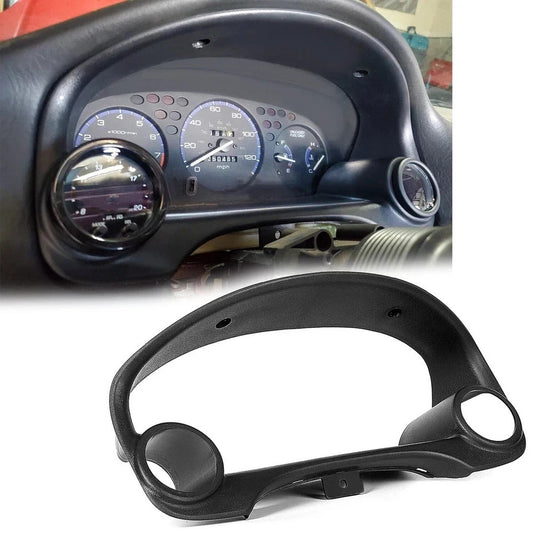 Dual Gauge Cluster Pod Meter Bezel 52mm-60mm for 1996-2000 Honda Civic Si EK EM1