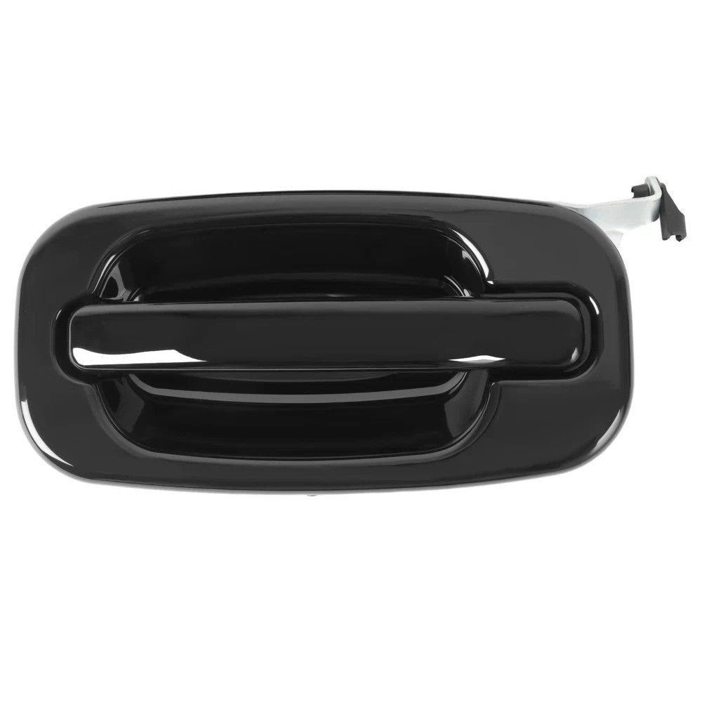 NEW Rear Outside Door Handles Set Gloss Black For Silverado Tahoe Sierra 99-06
