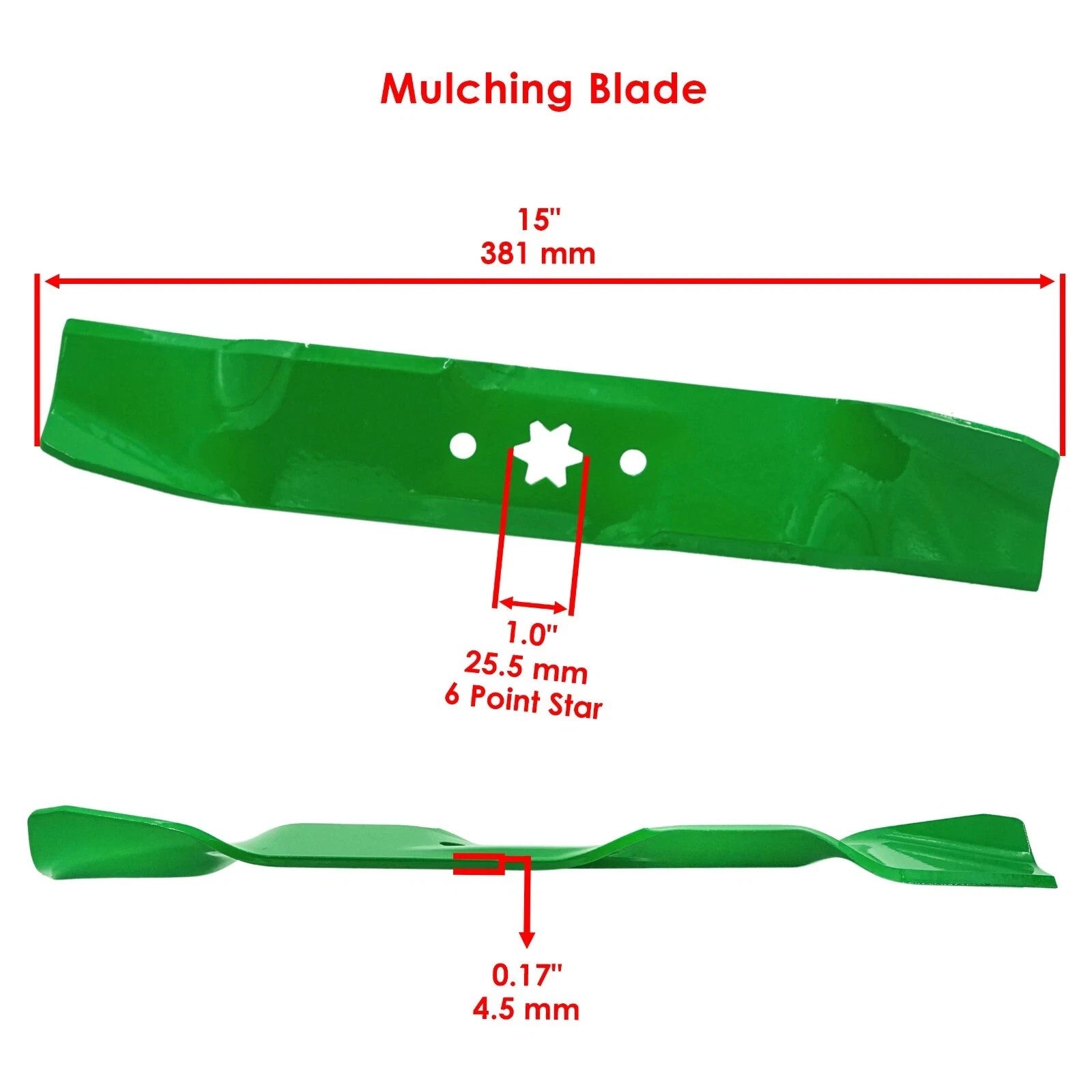 Caltric 742-0611A 942-0611A 742-0612A 942-0612A Mulching Blades 46" Deck for MTD