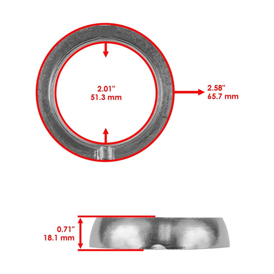 Exhaust Muffler Silencer Gasket For Polaris Ranger XP 900 2013 - 2015 3610204