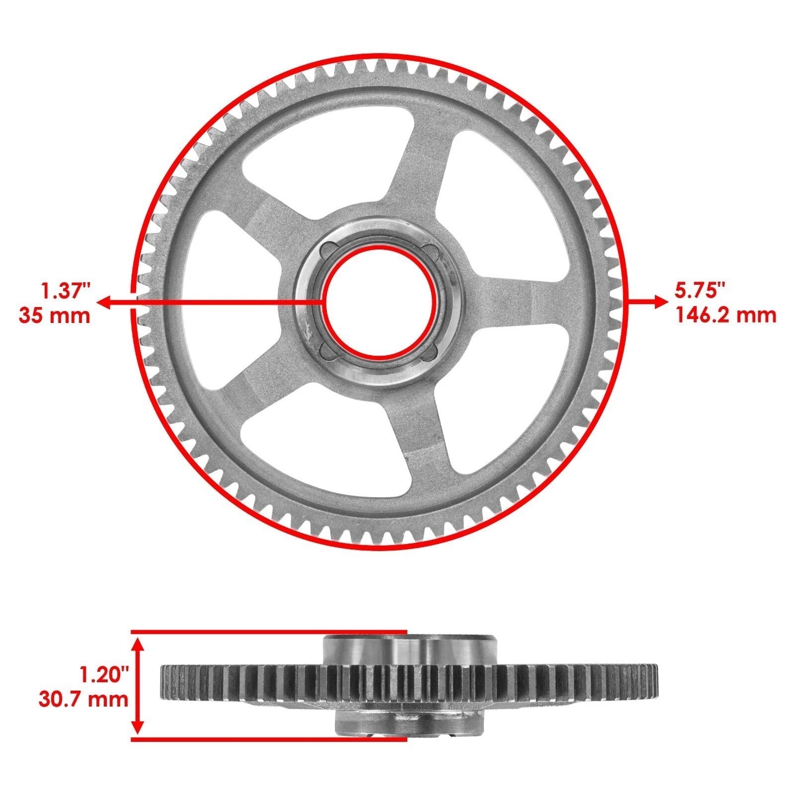 Clutch One Way Bearing W/Gear Idler For Honda TRX400EX Sportrax 1999-08 W/Gasket