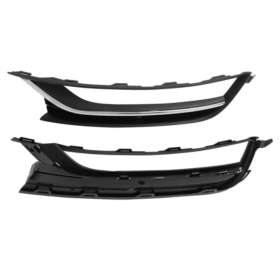 HECASA 7PCS Front Bumper Fog Lights Corner& Lower Grille For VW Passat 2012-2015