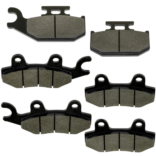Front Rear Brake Pads for Yamaha Rhino 450 4X4 YXR450 2006-2009