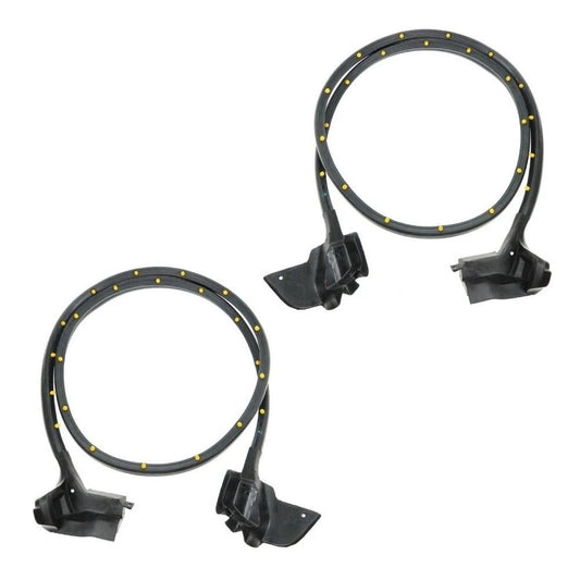 Door Weatherstrip Seal OE-Style Pair for 82-92 Camaro Firebird Trans Am Z28 IROC