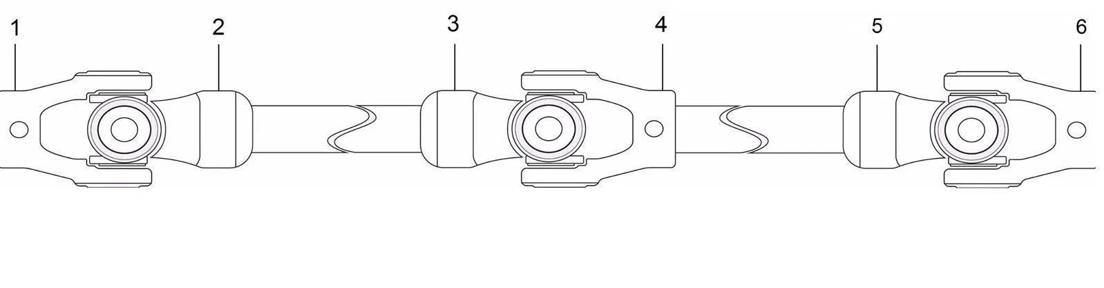 Front Drive Shaft Yoke U-Joint for Kawasaki Mule 2510 KAF950A Diesel 2002