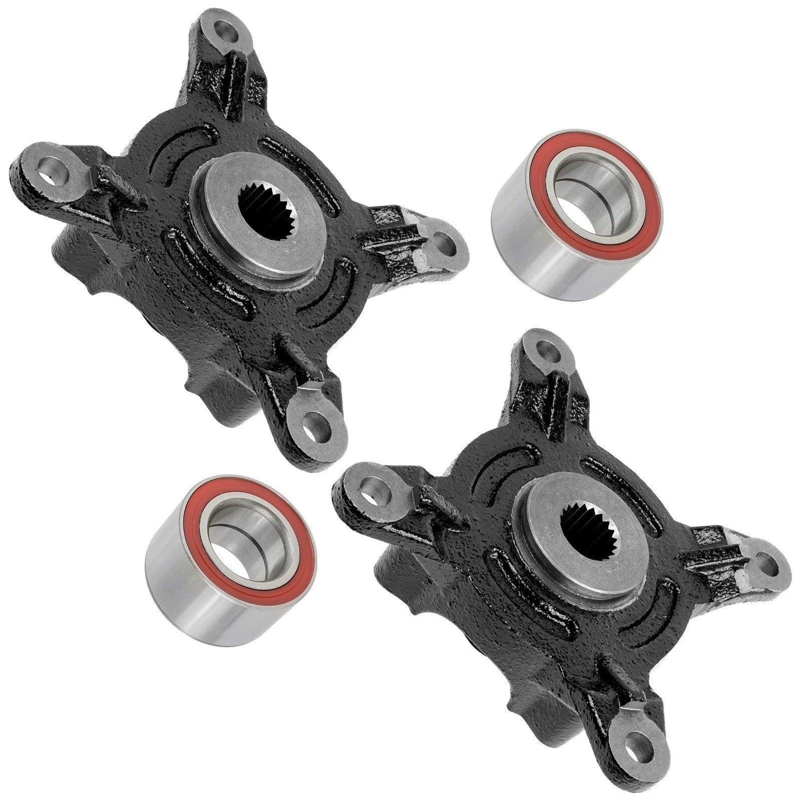 Front Left And Right Wheel Hub W/ Bearing for Polaris Ranger 500 4X4 2004-2013